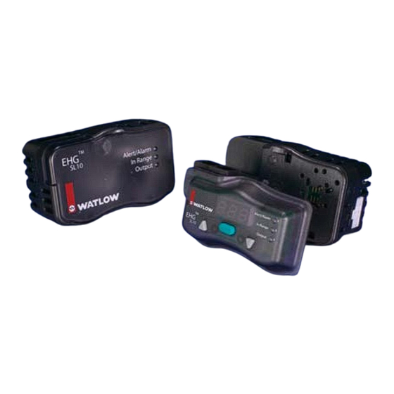 Watlow EHG SL 10 User Manual