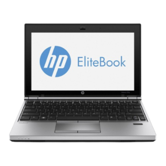 HP EliteBook 2170p Quickspecs