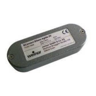 weinor BiConnect BiSens Agido-3V Operating Instructions Manual