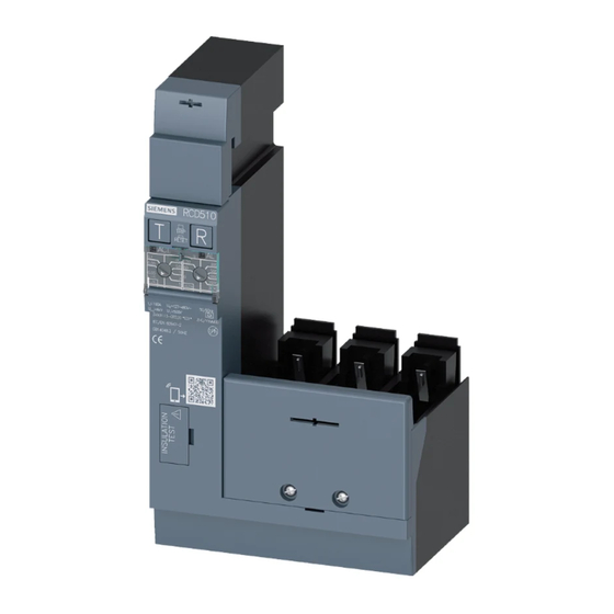 Siemens 3VA9114-0RS20 Operating Instructions Manual