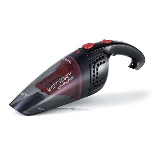 ARIETE redline WET & DRY CORDLESS Manual