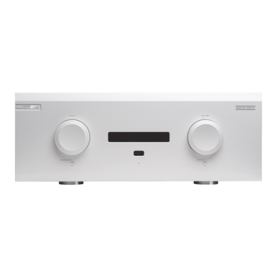 Musical Fidelity M8xi Installation Manual