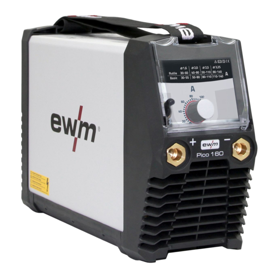 EWM Pico 160 Operating Instructions Manual
