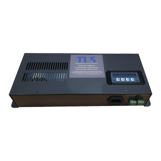 TLS DCV-300 Manual