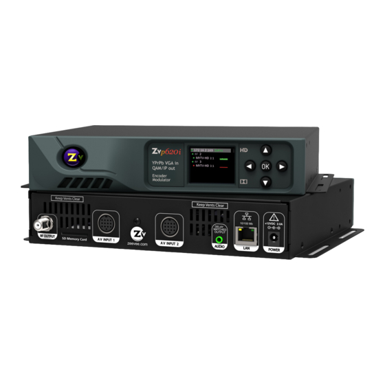 ZeeVee ZvPro i Series Configuration Manual