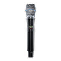 Shure AD2/B87A Manual