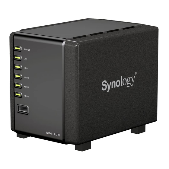 Synology DiskStation DS411slim Quick Installation Manual