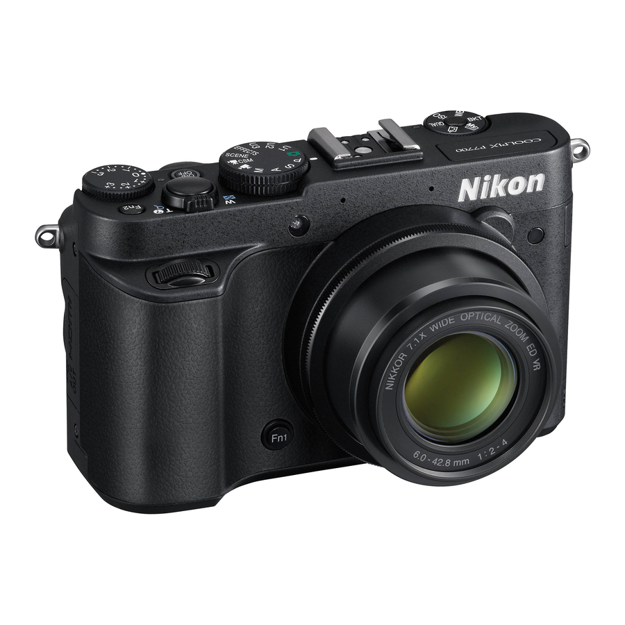Nikon CoolPix P7700 Reference Manual