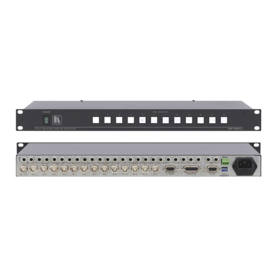 Kramer VS-601xlm User Manual