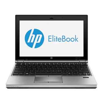 HP EliteBook 2170p Maintenance And Service Manual