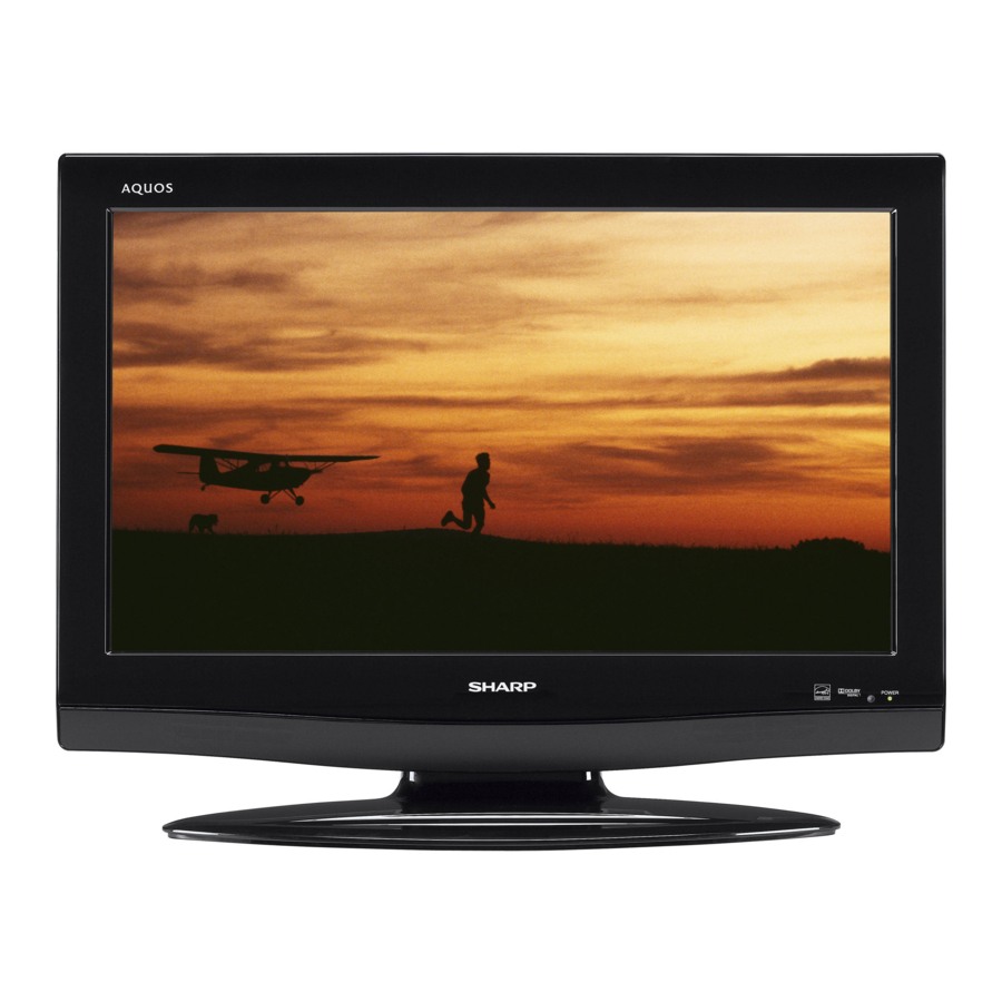 Sharp LC-42SB48UT-A Operation Manual
