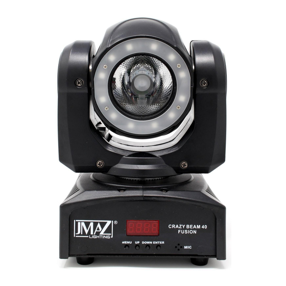 Jmaz Lighting CRAZY BEAM 40 FUSION User Manual