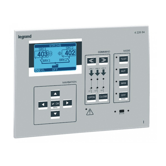 LEGRAND 422684 Installation And User Manual
