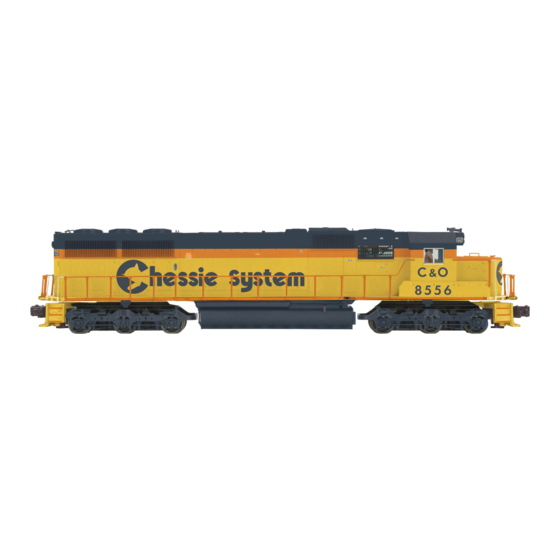 MTHTrains Premier SD50 Diesel Engine Operator's Manual