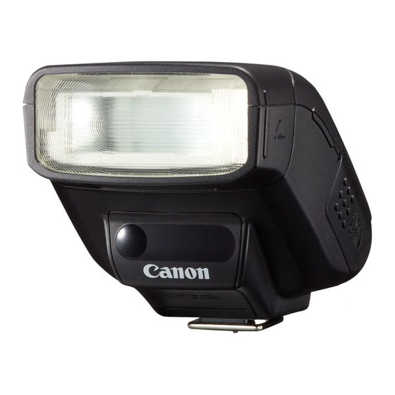 Canon Speedlite 270EX II Instruction Manual