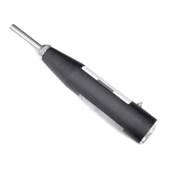 User Manuals: CONDTROL Beton Concrete Strength Tester