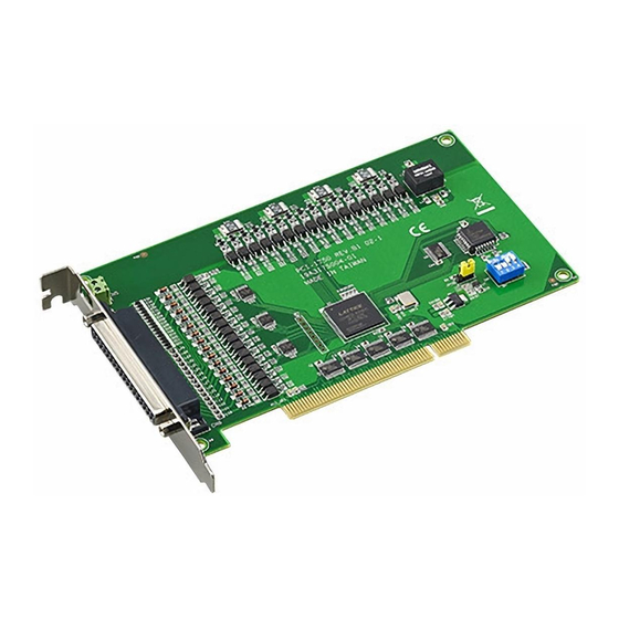 Advantech PCI-1750SO User Manual