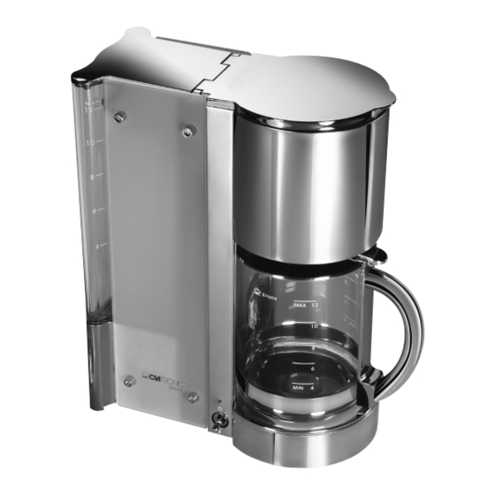 User Manuals: Clatronic KA 3094 Drip Coffee Maker