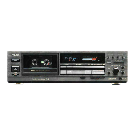 Teac V-870 Service Manual