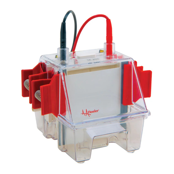 Hoefer SE260 User Manual