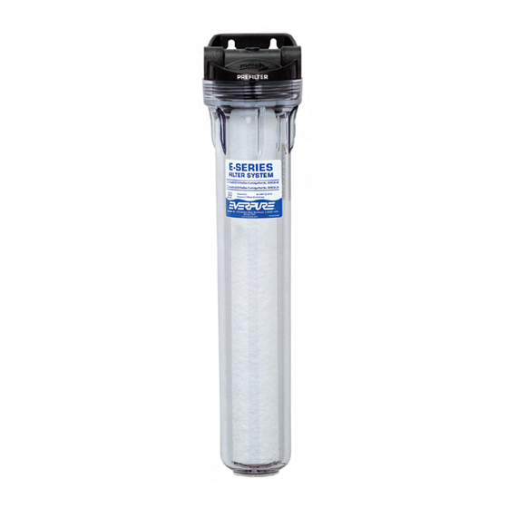 Everpure E-20 EV9795-90 Specification Sheet