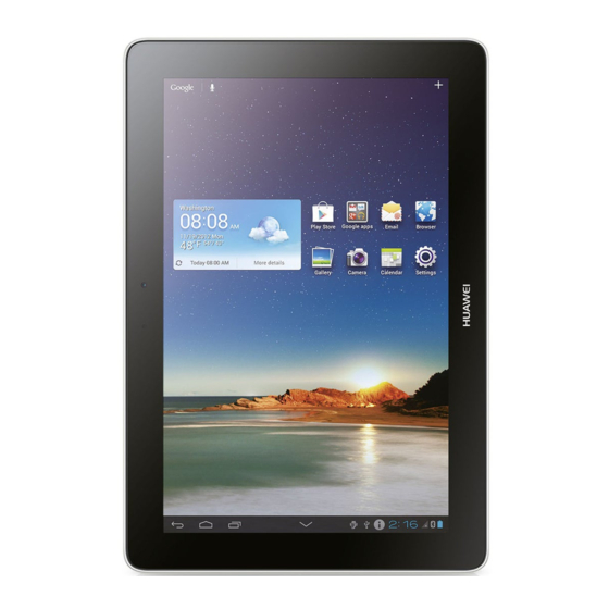 Huawei MediaPad 10link+ Quick Start Manual