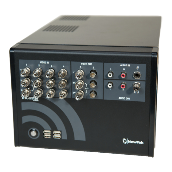 NewTek TriCaster 40 Quick Start Manual