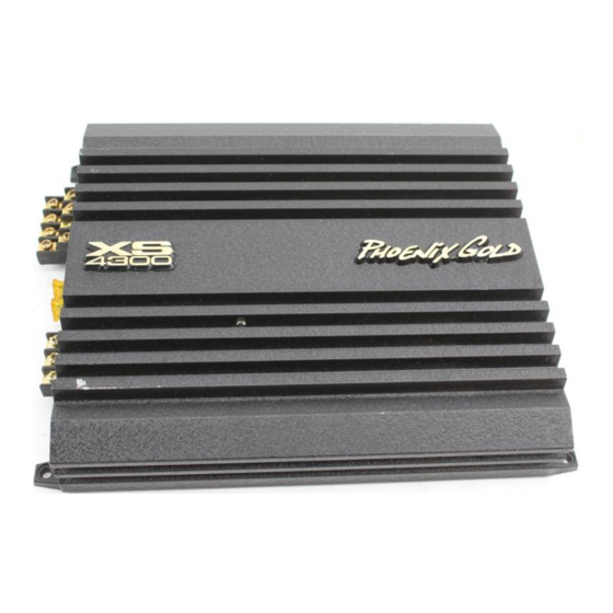 Phoenix Gold XS4300 Manuals