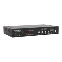 Aurora VLX-TC1-C User Manual