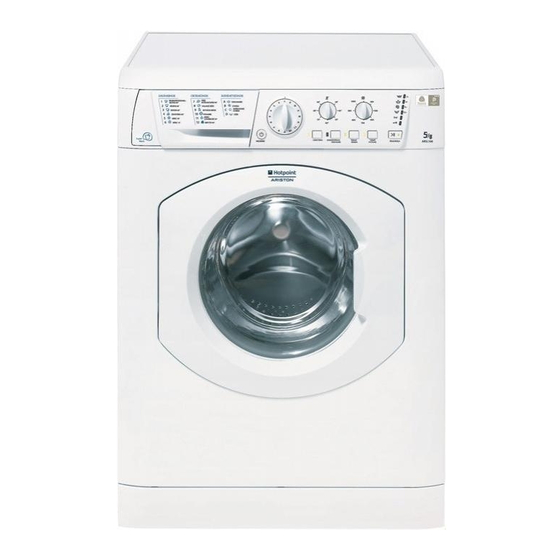 Hotpoint Ariston ARXL 85 Instructions For Use Manual
