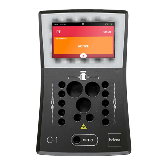 helena BioSciences C Series Operator's Manual