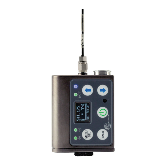 Lectrosonics DBSM Instruction Manual