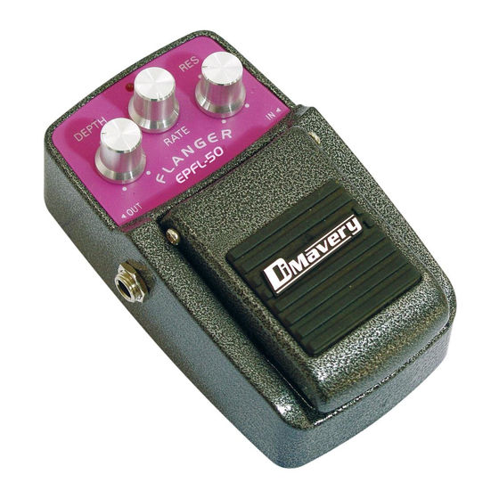 Dimavery EPFL-50 Flanger User Manual