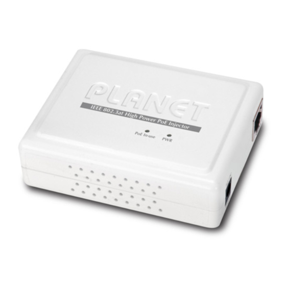 Planet IEEE 802.3at User Manual