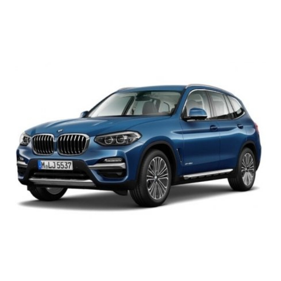 BMW G01 Product Information