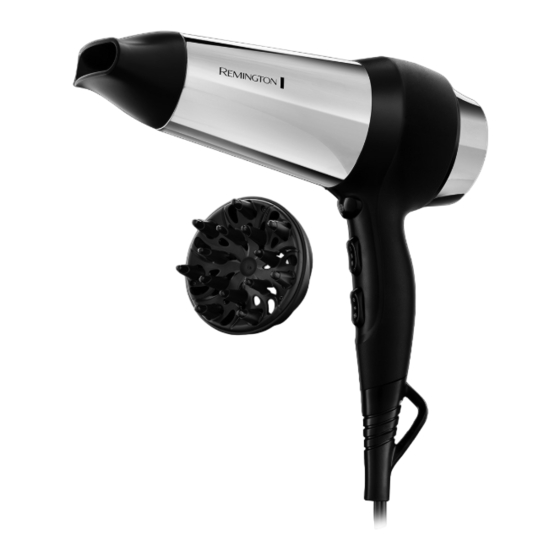 Remington Pro Air Ionic Manual