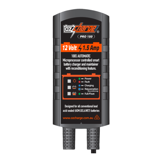 OzCharge OC-PRO150 Owner's Manual