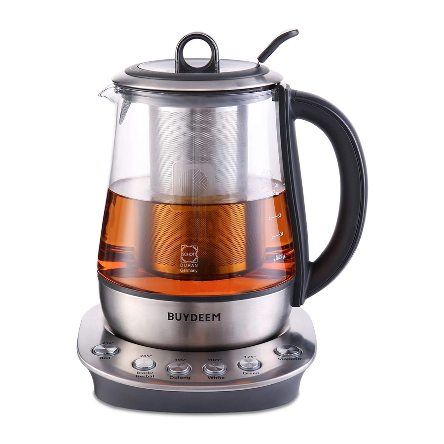 Buydeem K2423 Electric Tea Maker with Infuser 1.2L