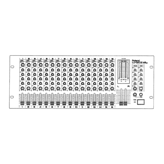 Roland M-160 II Owner's Manual