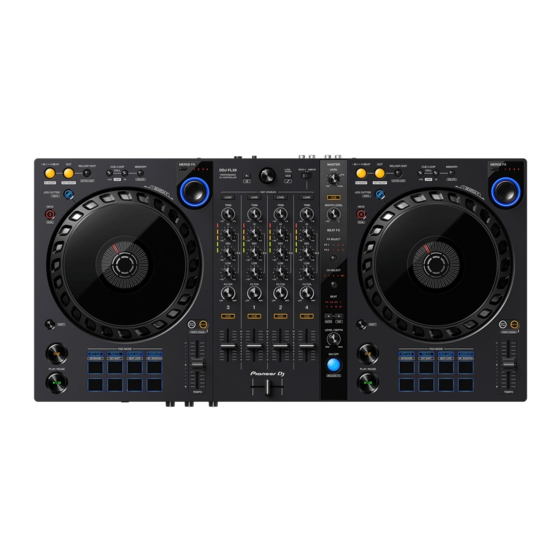 PIONEER DJ serato DDJ-FLX6 Instruction Manual