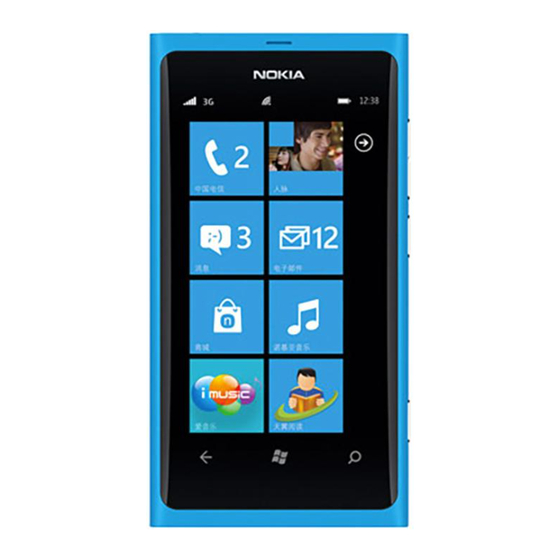 Nokia LUMIA 800 User Manual