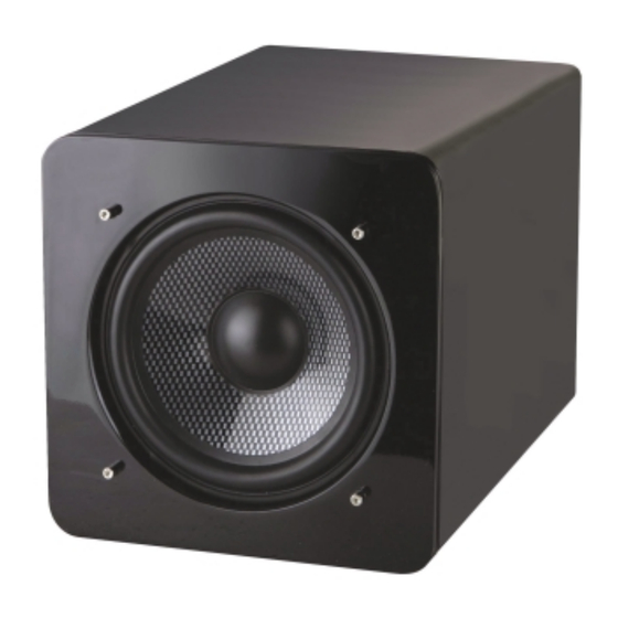 Pure Acoustics DREAM SUB Owner's Manual