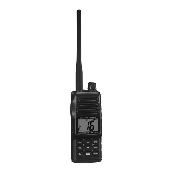 Standard Horizon HX280S Service Manual
