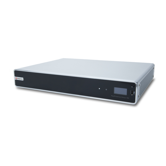 Polycom realpresence group series Setting Up