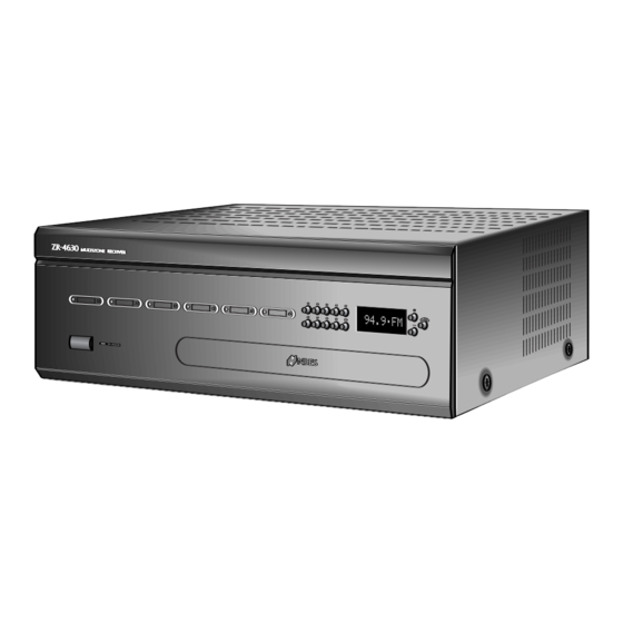 Niles ZR-4630s Installation & Operating Manual