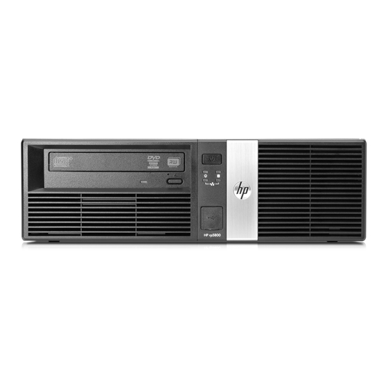 HP rp5800 Reference Manual