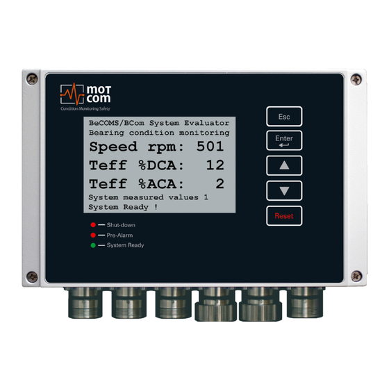 Motcom BeCOMS BCom User Manual