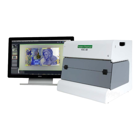 Foster + Freeman VSC 80 User Manual