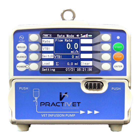 Practivet Infusion Pump Quick Start Manual