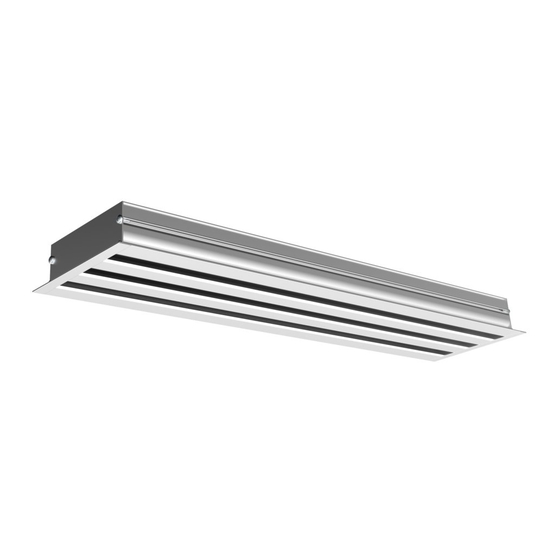 SystemAir HELLA Linear Diffuser Manuals